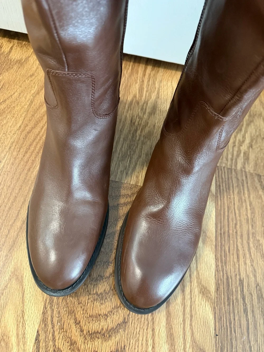 Enzo Angiolini Brown Over-the-Knee Leather Boots riding boots size 11M